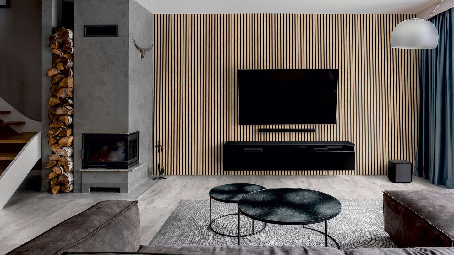 Akustikpaneel Eiche Tiber echtholzfurniert (1-Seitig)