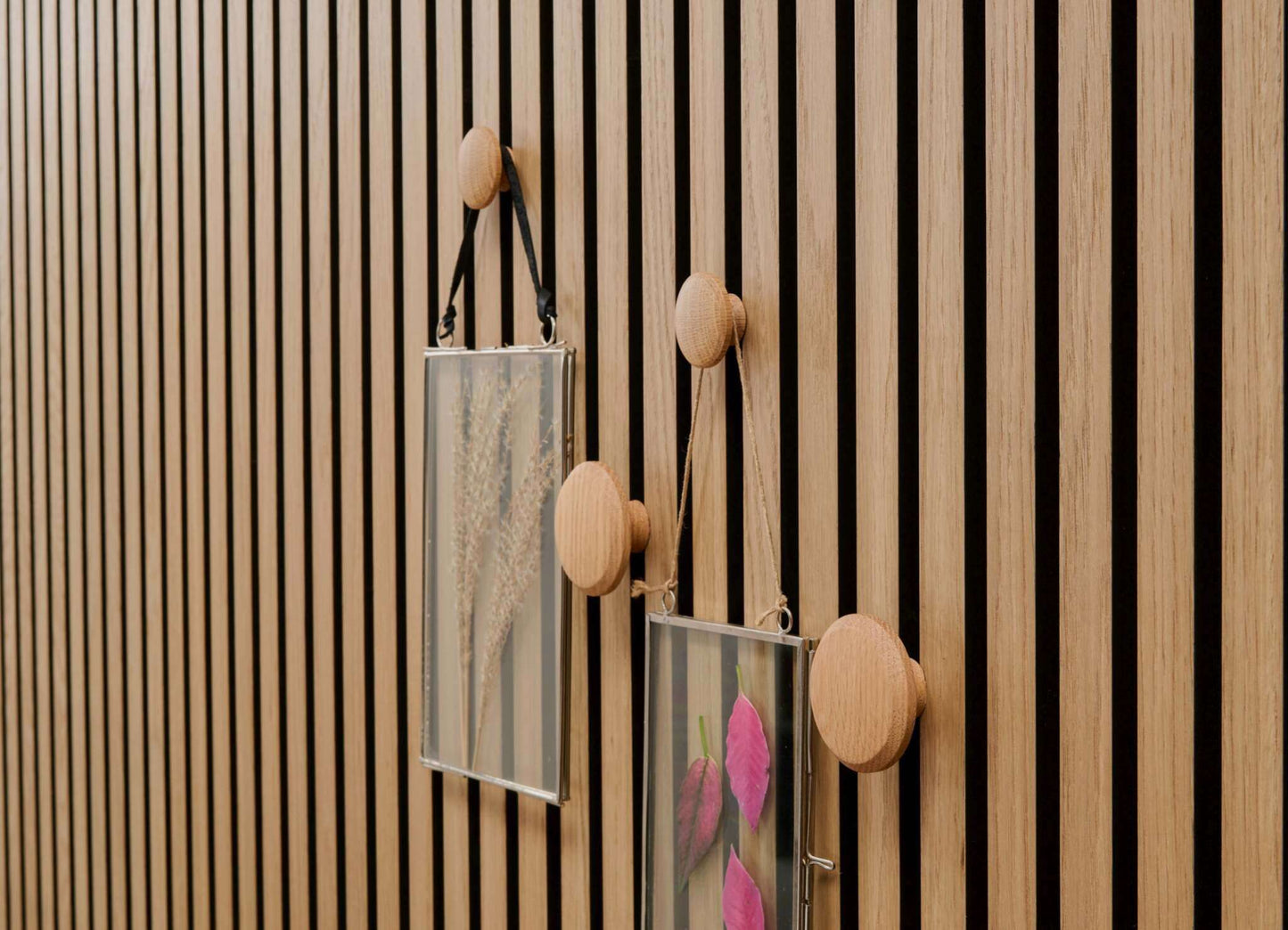 ter Hürne SilentDesign LivingWall Holzknopf 'Liv' natur