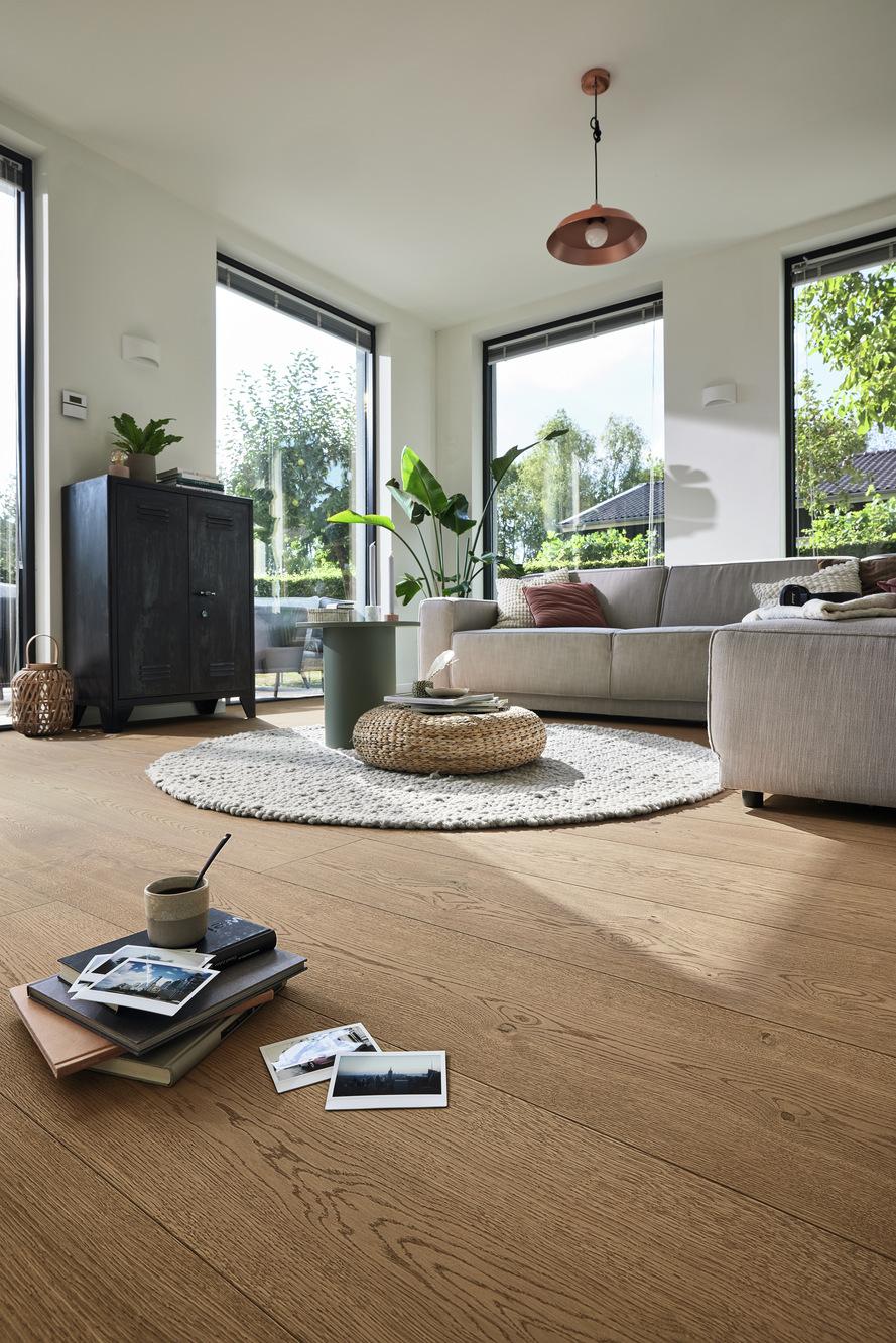 Lindura-Holzboden HD 400 Eiche authentic lehmbraun 20225