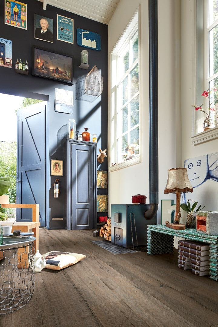 Designboden MeisterDesign. comfort DD 600 S Altholzeiche lehmgrau 06986