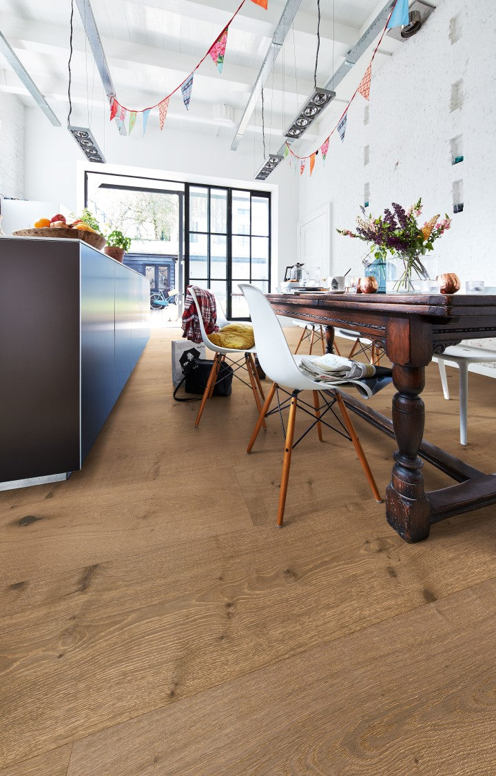 Lindura-Holzboden HD 400 Eiche authentic greige 08905