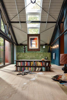 Lindura-Holzboden HD 400 Eiche natur muschelweiß 08910