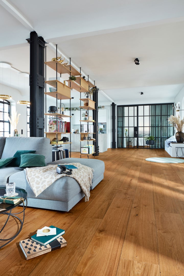 Lindura-Holzboden HD 400 Eiche authentic kastanienbraun 08911