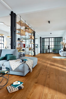 Lindura-Holzboden HD 400 Eiche authentic kastanienbraun 08911