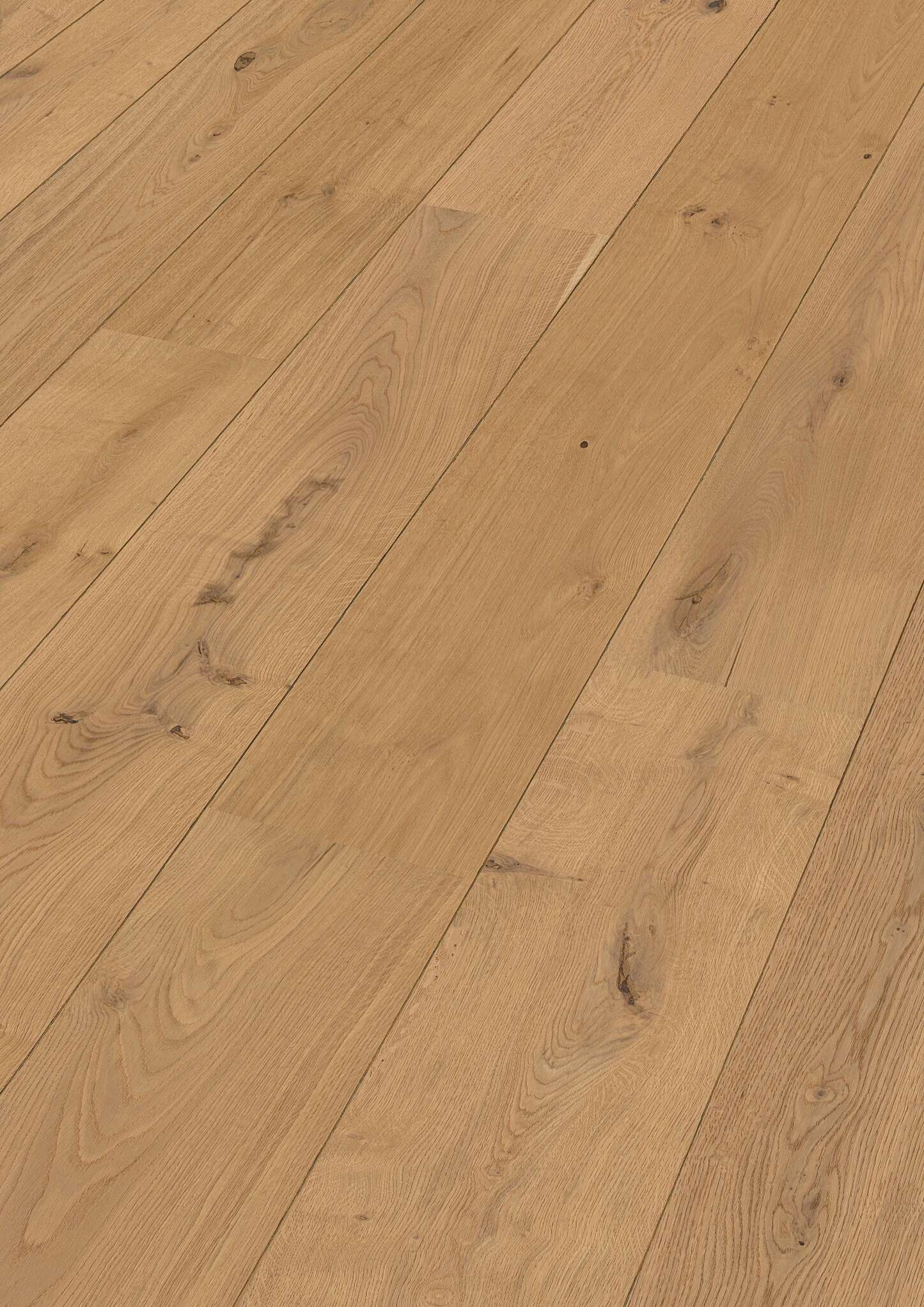 B-Ware Lindura-Holzboden HD 400 Eiche authentic pure 8921 | ultramattlackiert