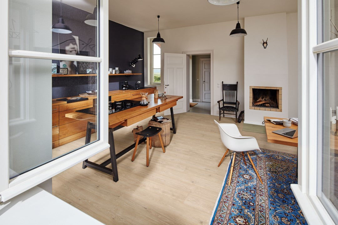 B-Ware Parkettboden MeisterParkett. longlife PD 400 Eiche authentic weiß gekälkt 09003