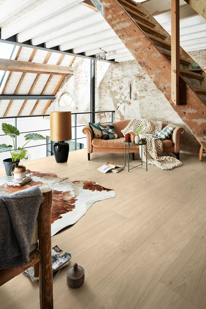 Parkettboden MeisterParkett. longlife PD 450 Eiche authentic weiß gekälkt 09003