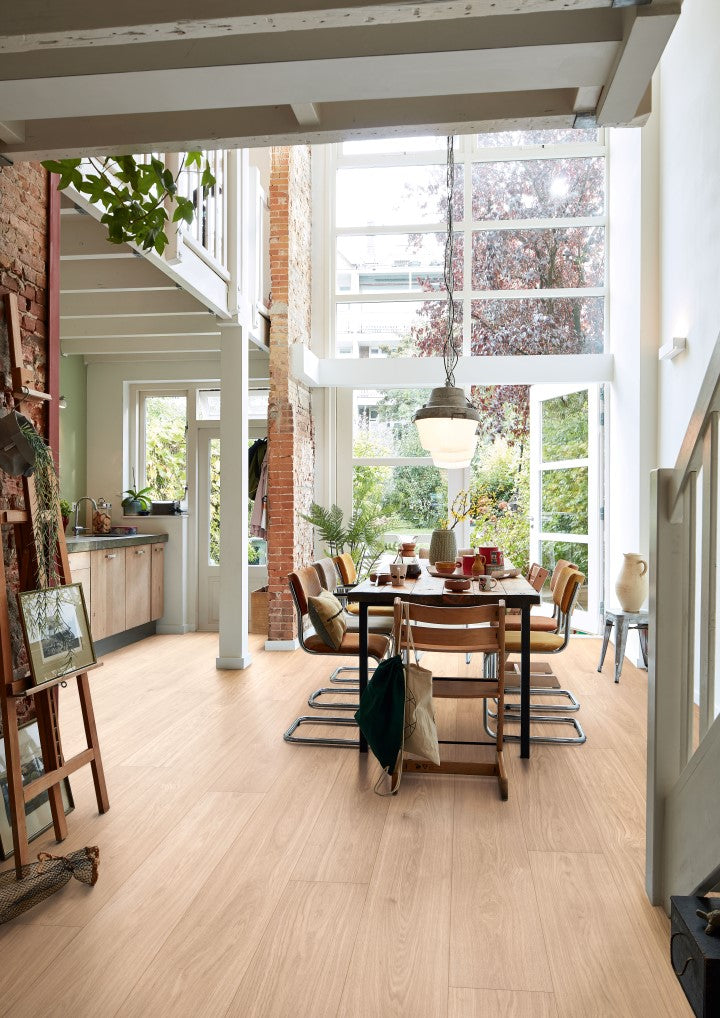 Parkettboden MeisterParkett. longlife PD 450 Eiche harmonisch cremeweiß 09005