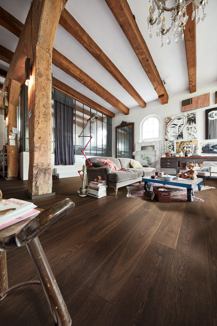 Parkettboden MeisterParkett. longlife PD 400 Eiche lebhaft kerngeräuchert 09007