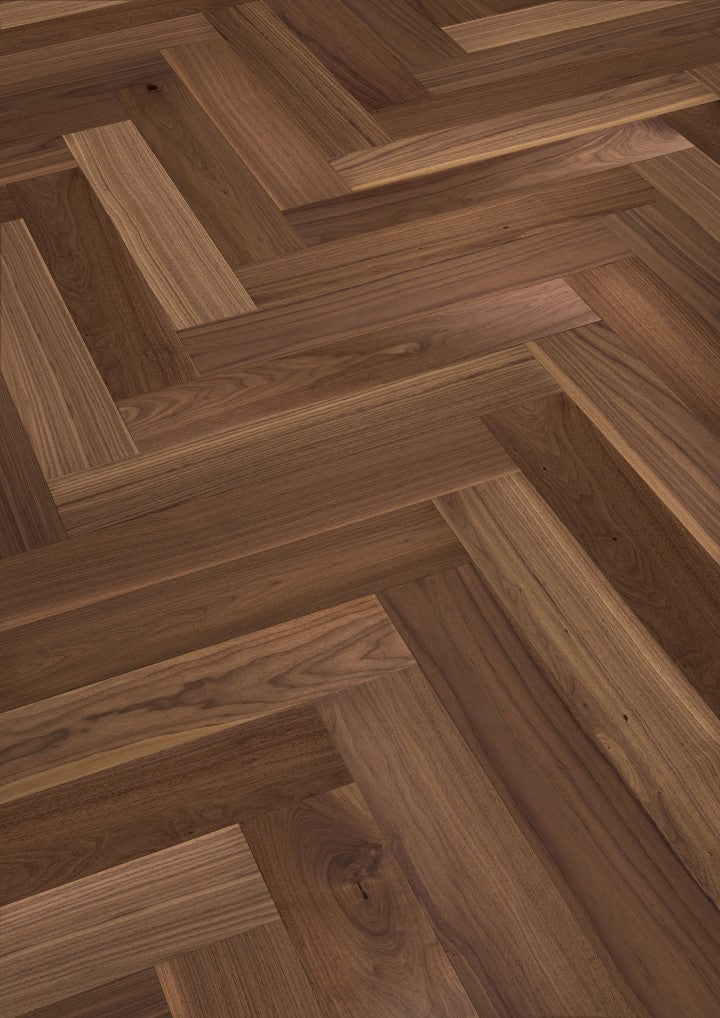 Parkettboden MeisterParkett. longlife PS 500 Nussbaum amerikanisch lebhaft 09009