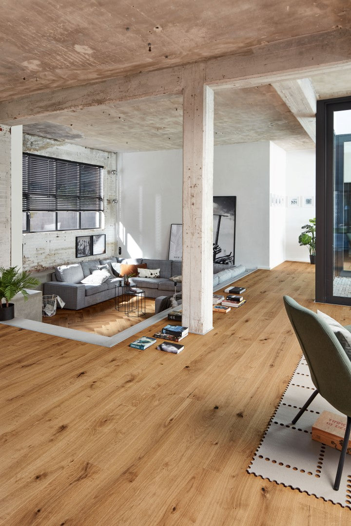 Parkettboden MeisterParkett. longlife PD 400 Eiche authentic Optik angeräuchert 09027