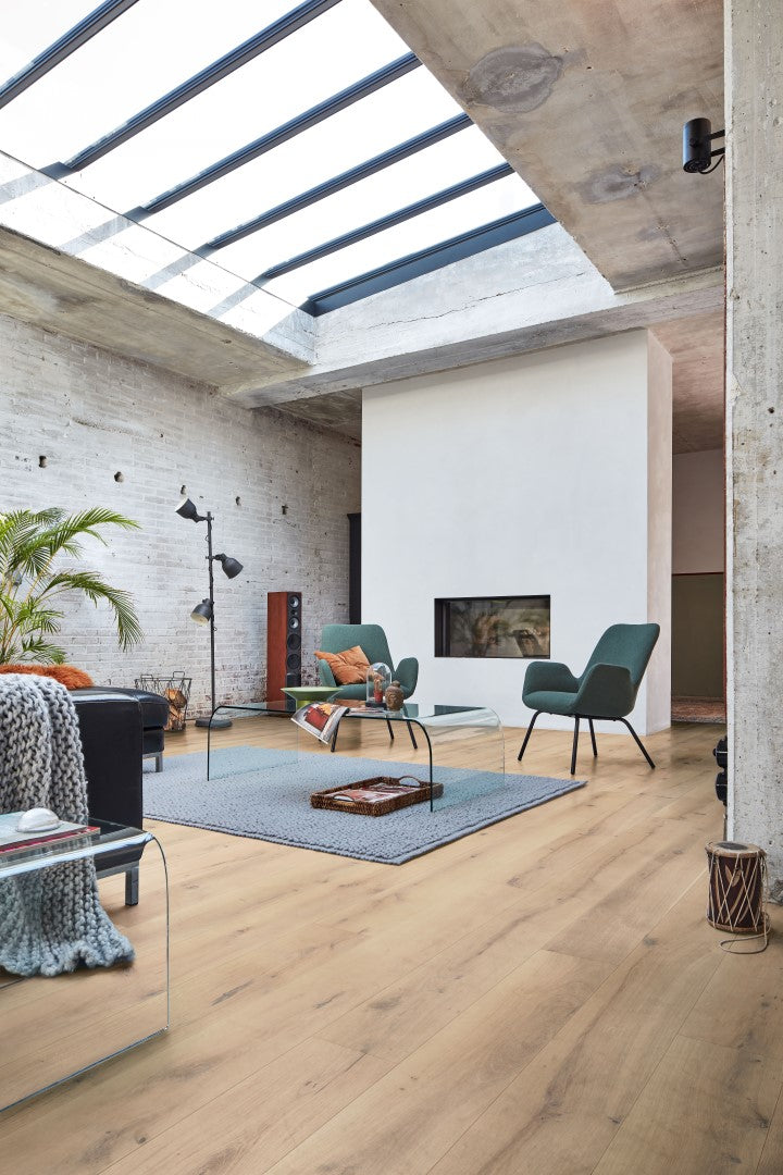 Parkettboden MeisterParkett. longlife PD 400 Eiche authentic cremeweiß 09031