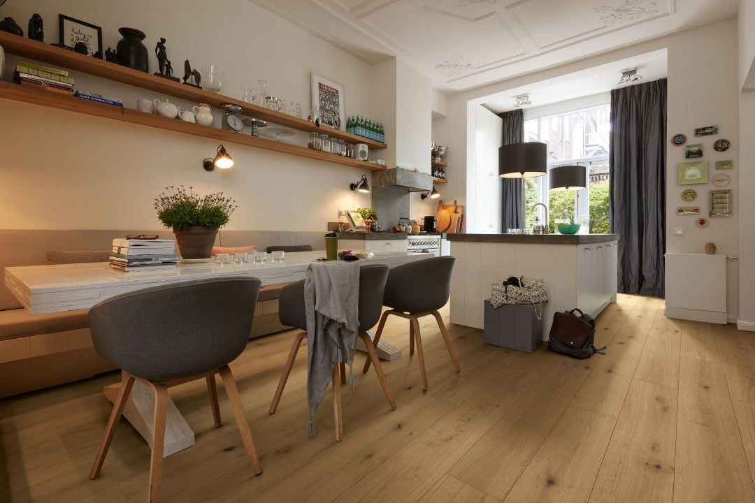 Parkettboden MeisterParkett. longlife PD 450 Eiche lebhaft greige 09049