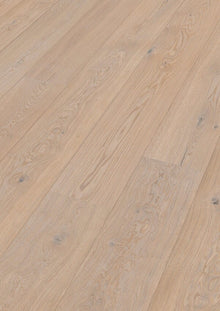 B-Ware Lindura-Holzboden HD 400 Eiche lebhaft cremeweiß 8908 | naturgeölt