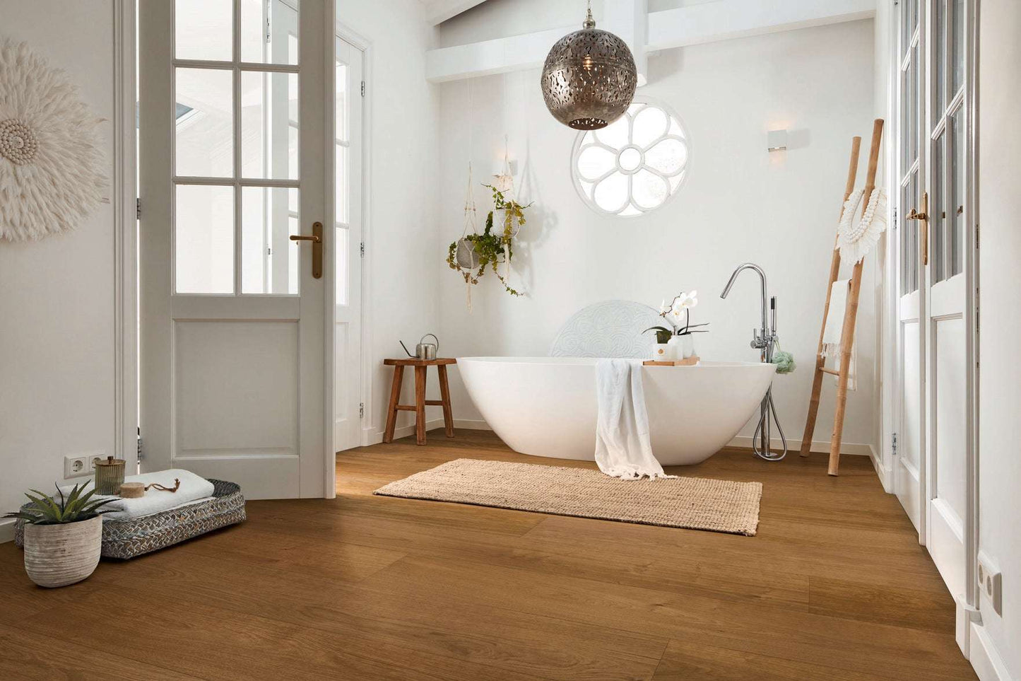 B-Ware Lindura-Holzboden HD 400 Eiche natur terrabraun 8909 | naturgeölt