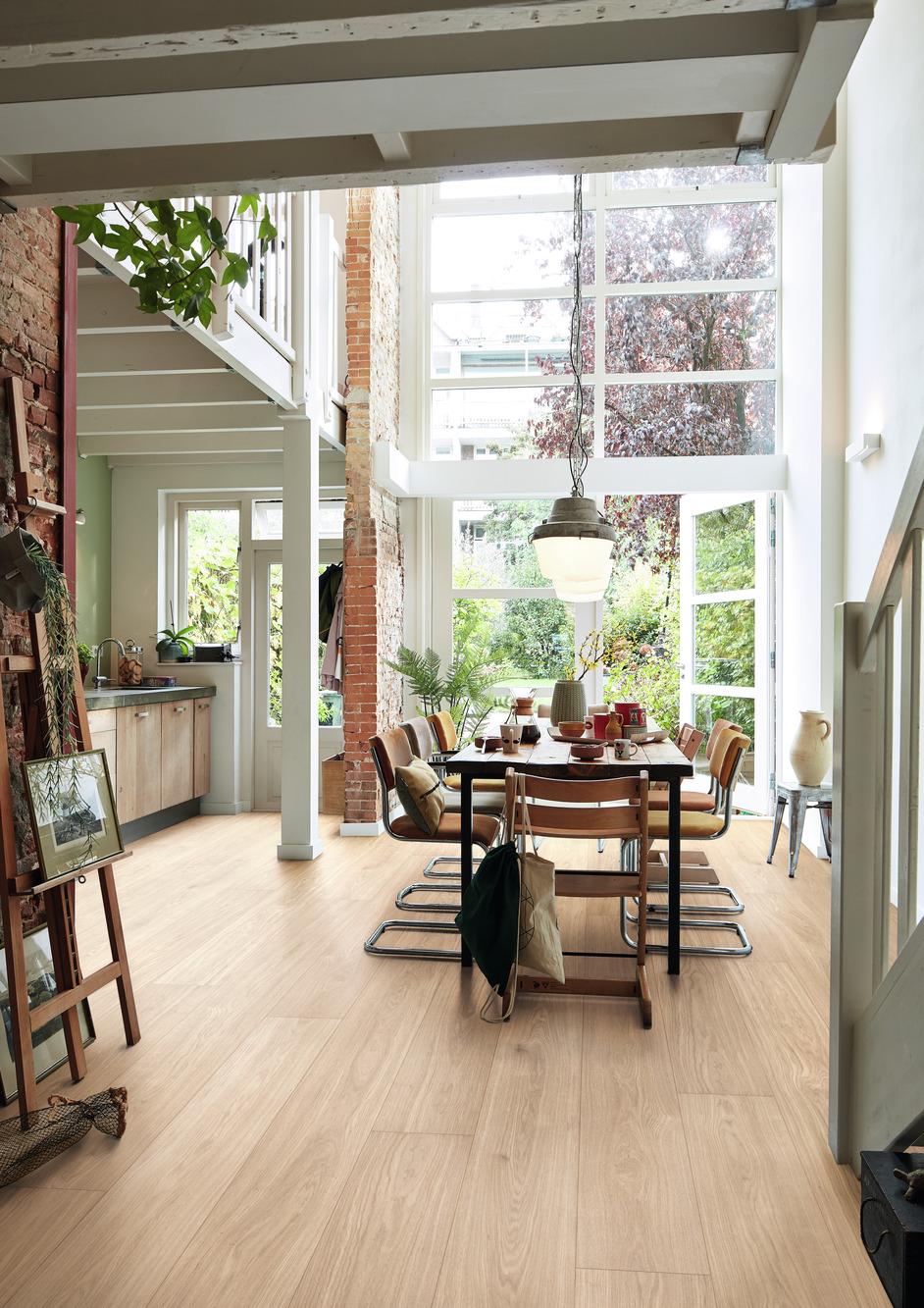 MeisterParkett. longlife PD450 Eiche harmonisch cremeweiß 9005 | ultramattlackiert