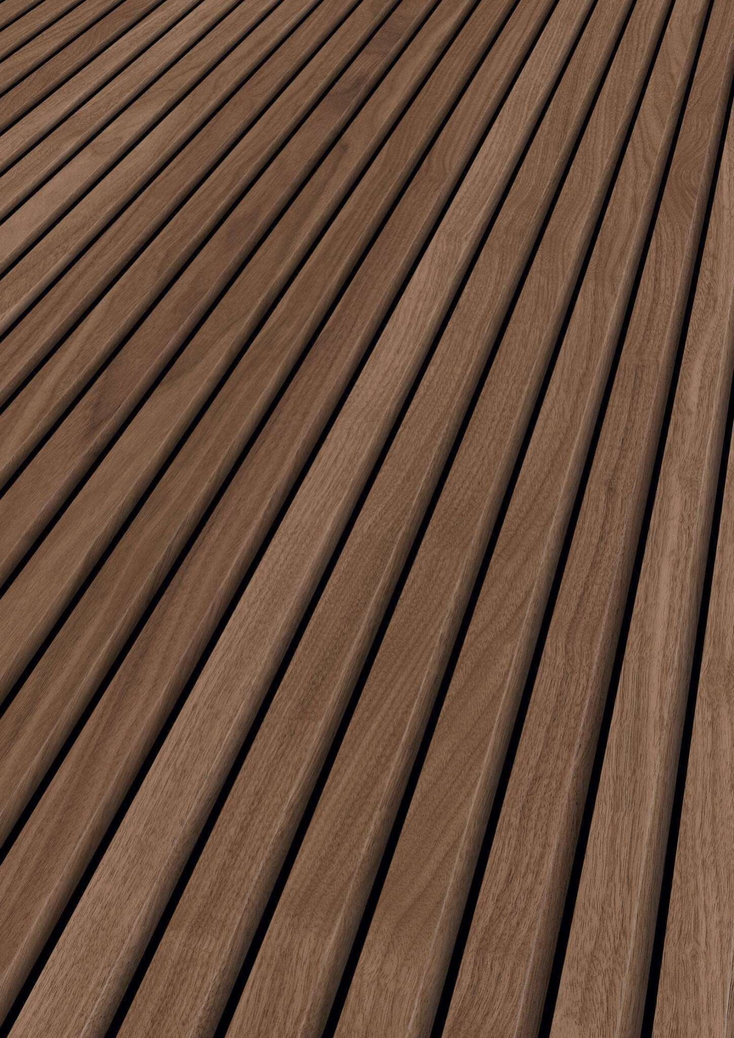 Akustikpaneel Nussbaum Havel echtholzfurniert (3-Seitig)