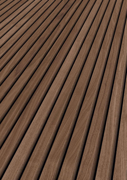 Akustikpaneel Nussbaum Havel echtholzfurniert (3-Seitig)