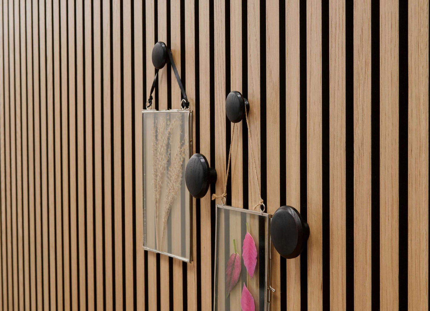 ter Hürne SilentDesign LivingWall Holzknopf 'Björn' schwarz