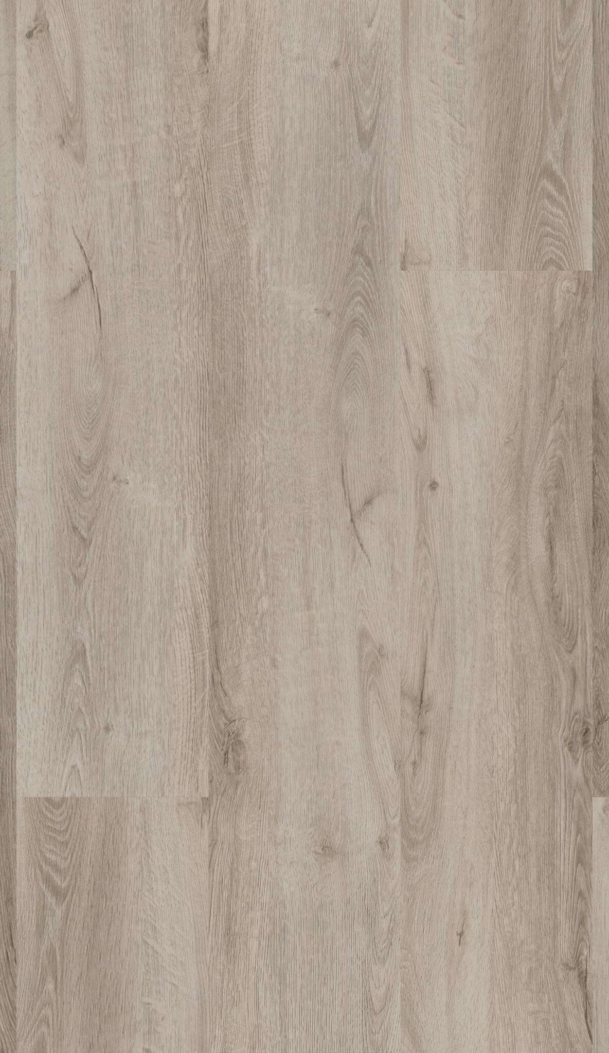 Holzstruktur mit hellen, natürlichen Maserungen und Astlöchern sichtbar, Oberfläche eben