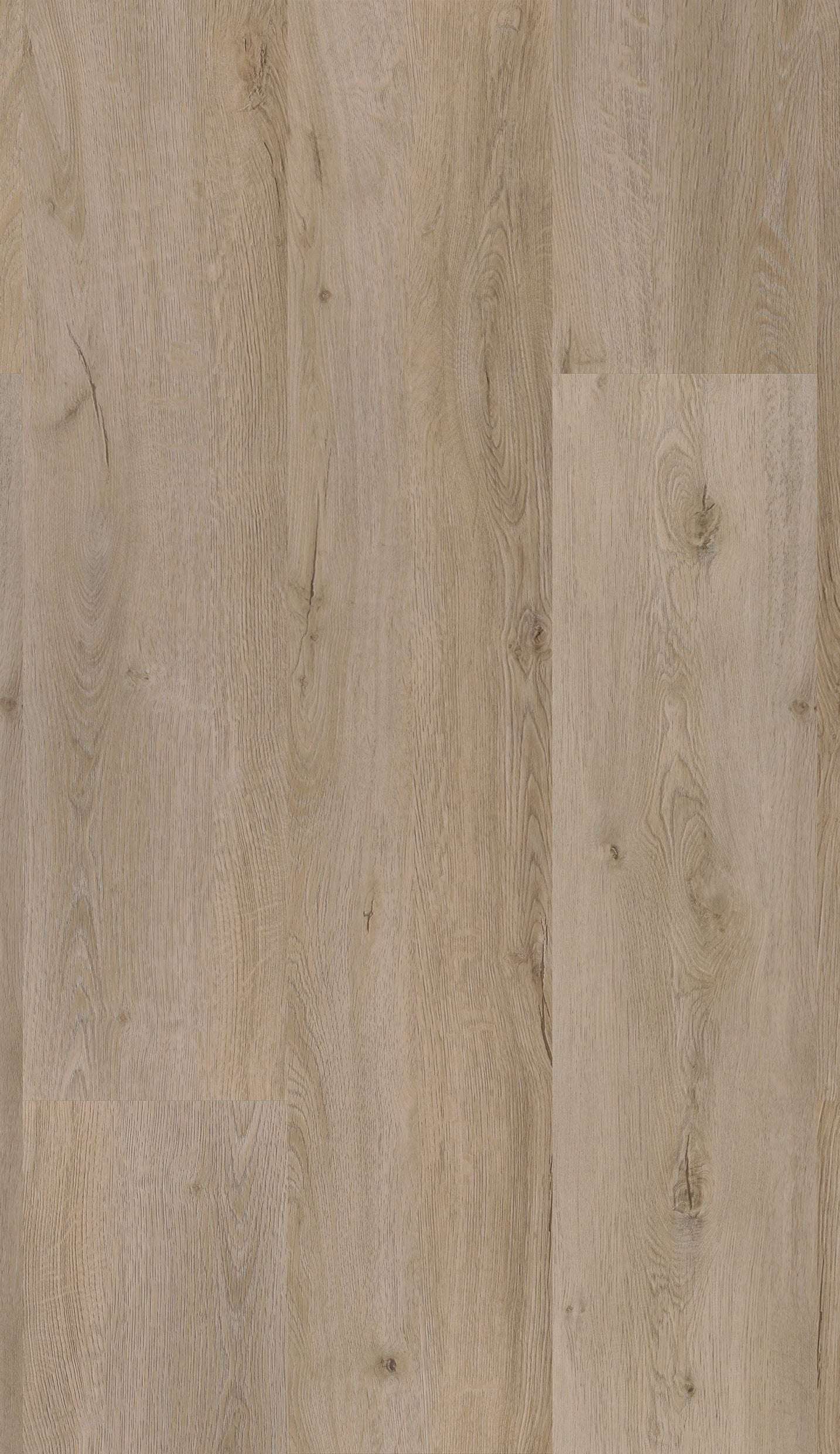 Mehrere Paneele mit natürlich wirkender Holzmaserung in hellbrauner Farbe, sichtbare Astlöcher und dezenter Struktur.