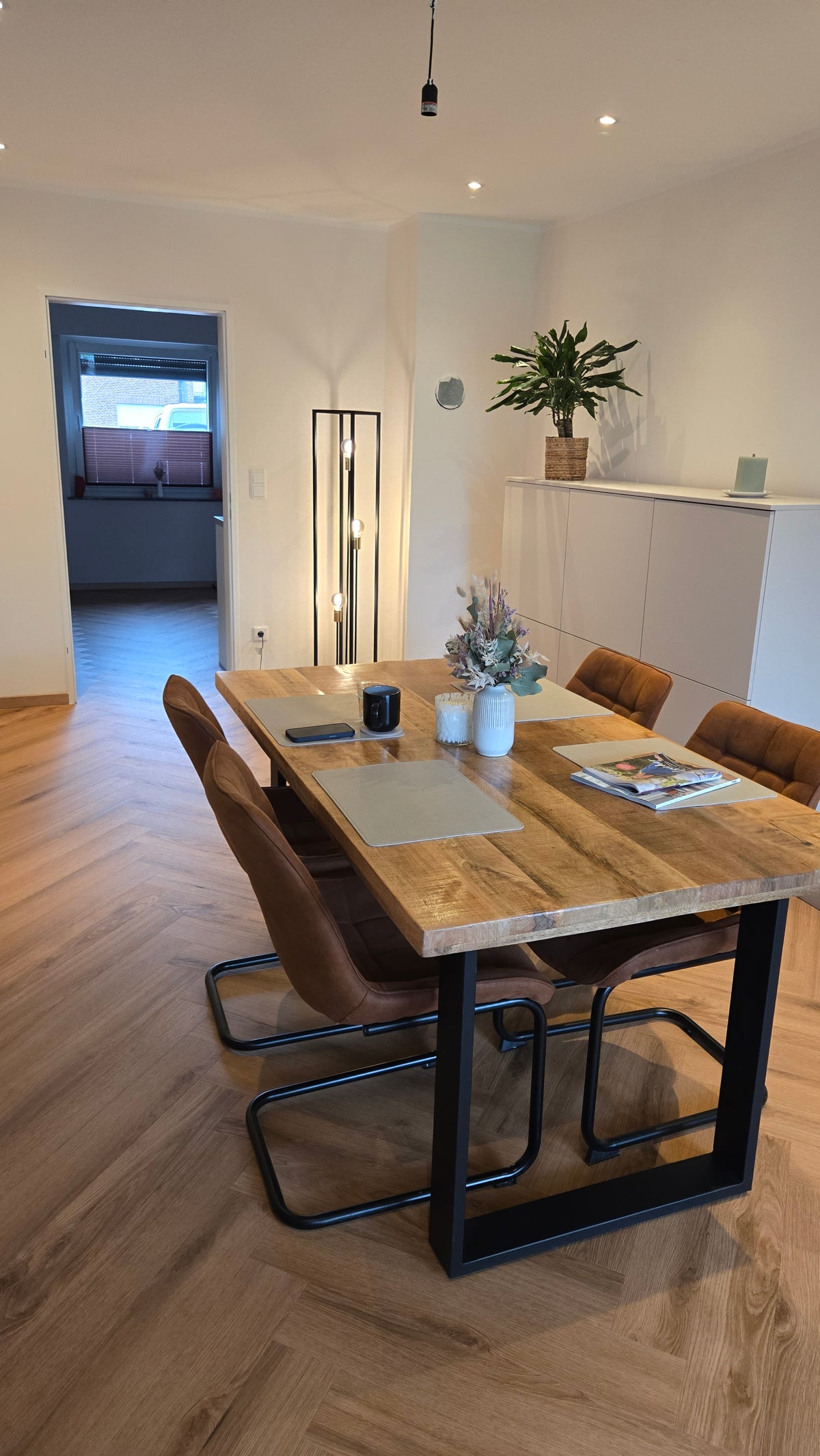 Klickvinyl Eiche Fischgrät Honey Oak