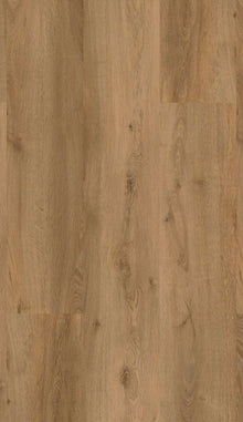 Oberfläche mit natürlicher Holzmaserung, typischen Astlöchern und Farbvariationen in warmem Braunton.