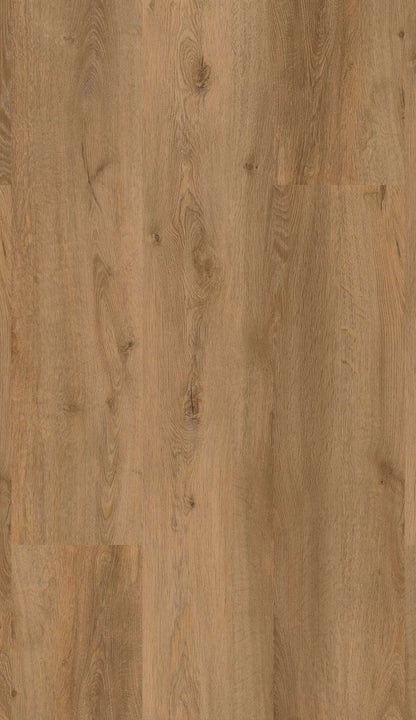 Naturholzoptik mit brauner Farbe, sichtbare Holzmaserung und Astansätzen, typische Struktur und Muster von Holzdielen