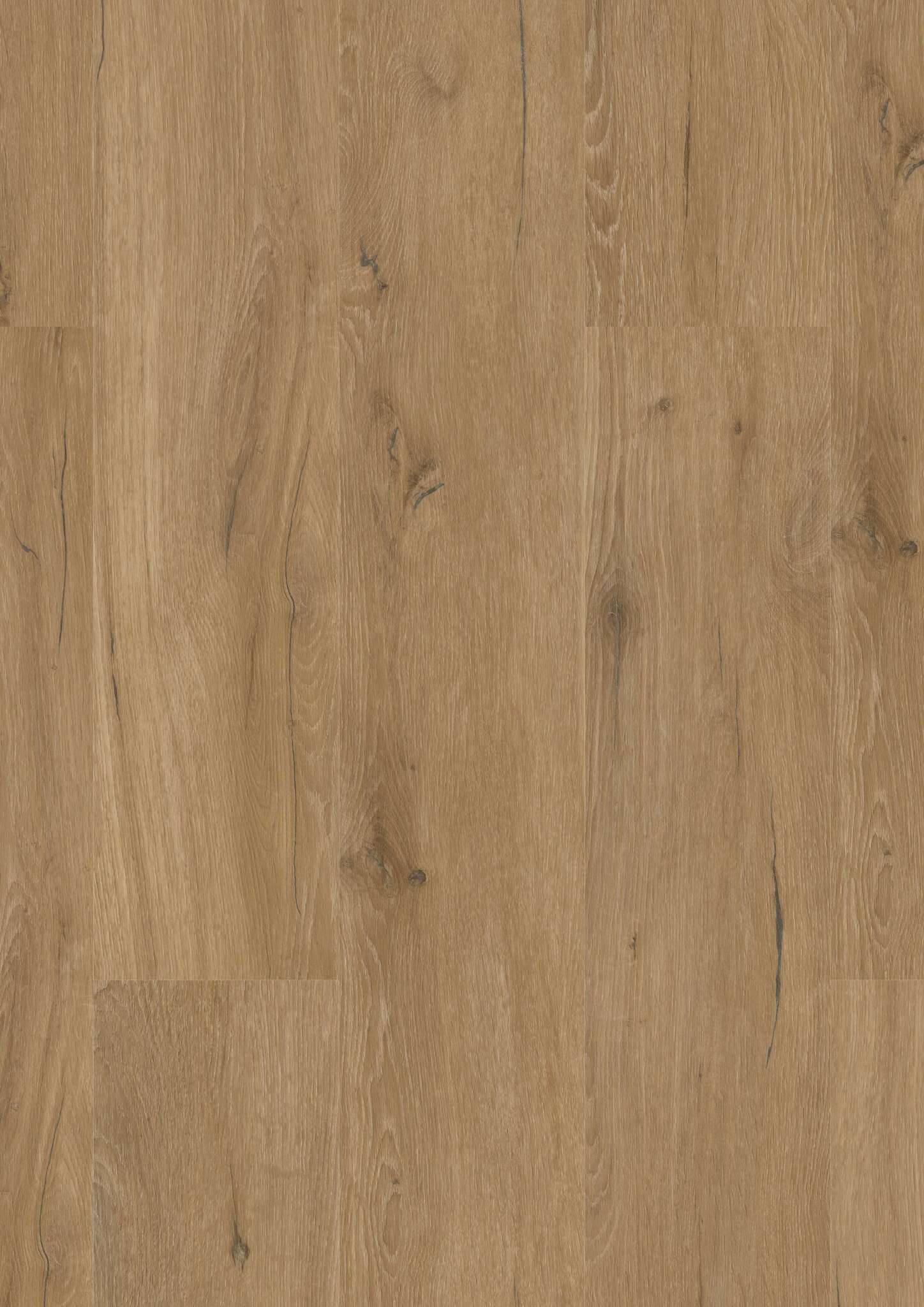 Mehrere nebeneinanderliegende Holzplanken mit natürlicher Holzmaserung, Ästen und brauner, leicht variierender Farbgebung.