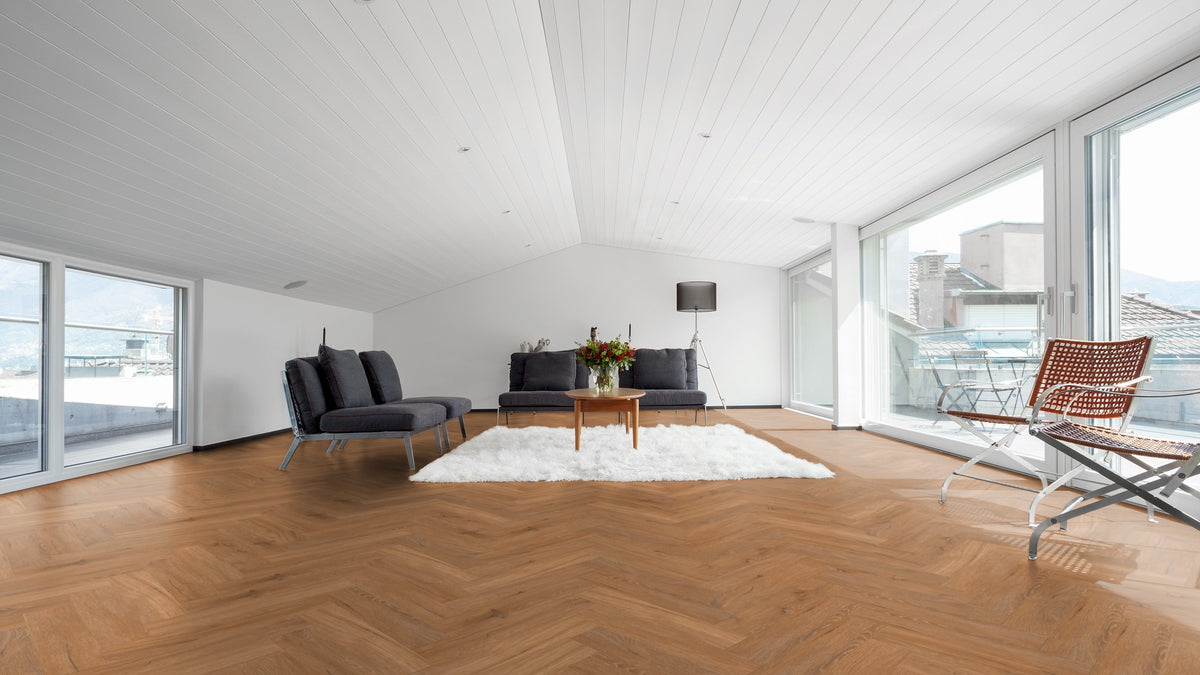 Klickvinyl Fischgrät Eiche Tokyo Oak