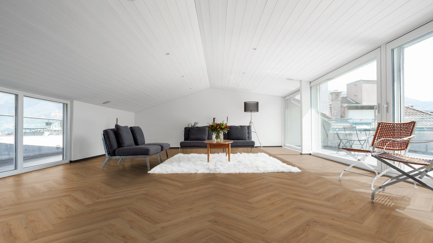 Klebevinyl Fischgrät Eiche Miami Oak