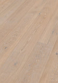 B-Ware Lindura-Holzboden HD 400 Eiche lebhaft cremeweiß 8908 | naturgeölt